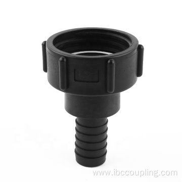 IBC coupling PP 1" Hose tail pipe fittings